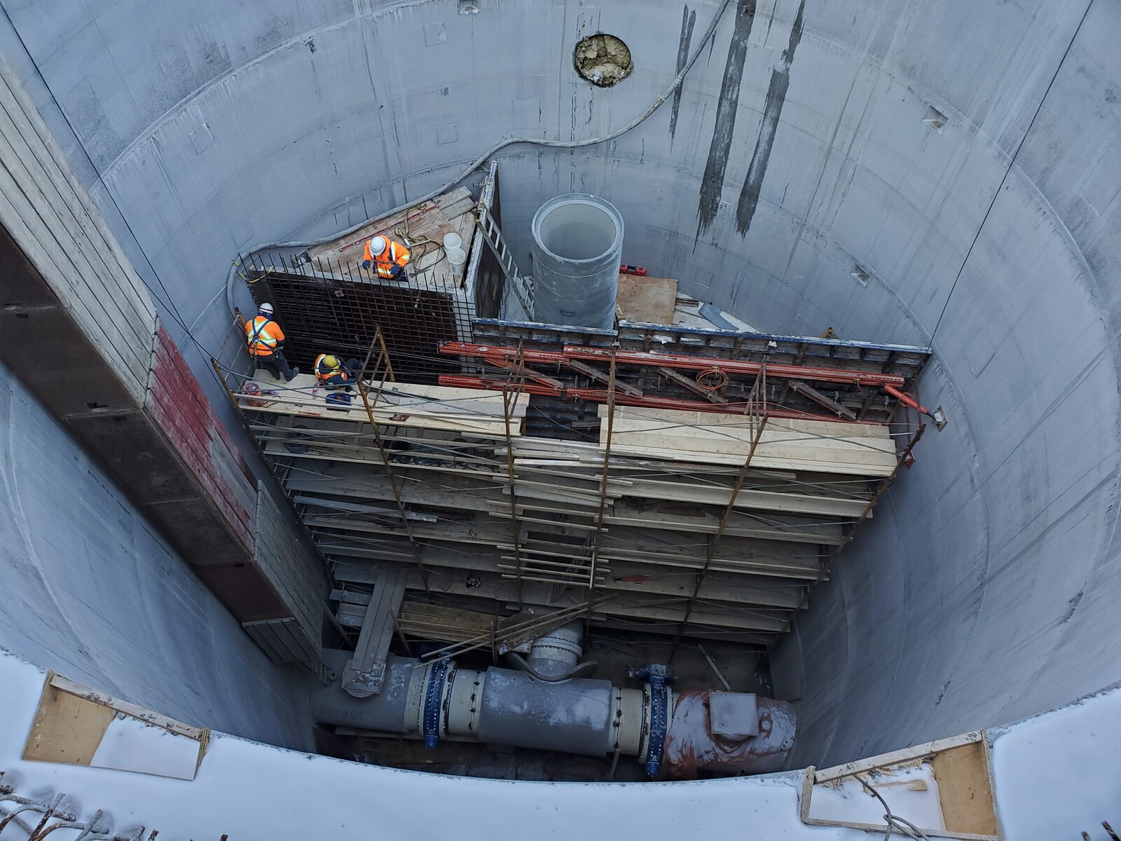 Burnhamthorpe Watermain Project underground valve chambers